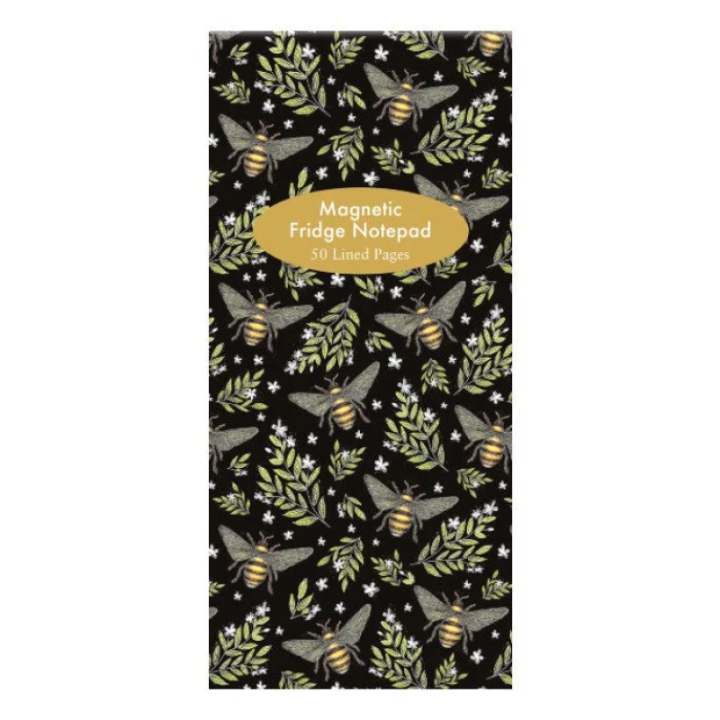 Honey Bee Pattern Magnetic Notepad