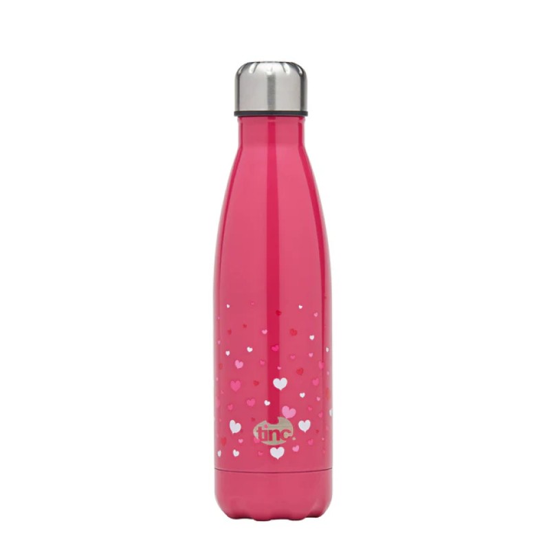 Pink Hearts Water Bottle