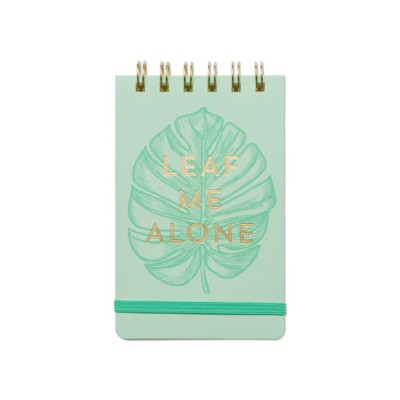 Vintage Sass Notepad Leaf Me Alone