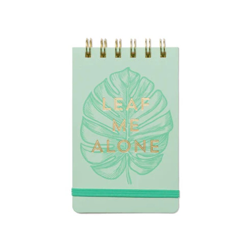 Vintage Sass Notepad Leaf Me Alone