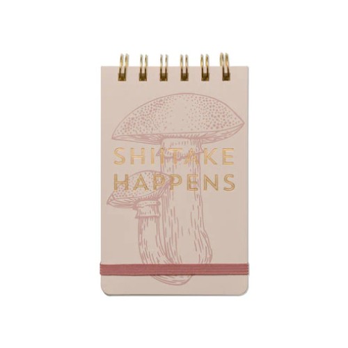 Vintage Sass Notepad Shitake Happens